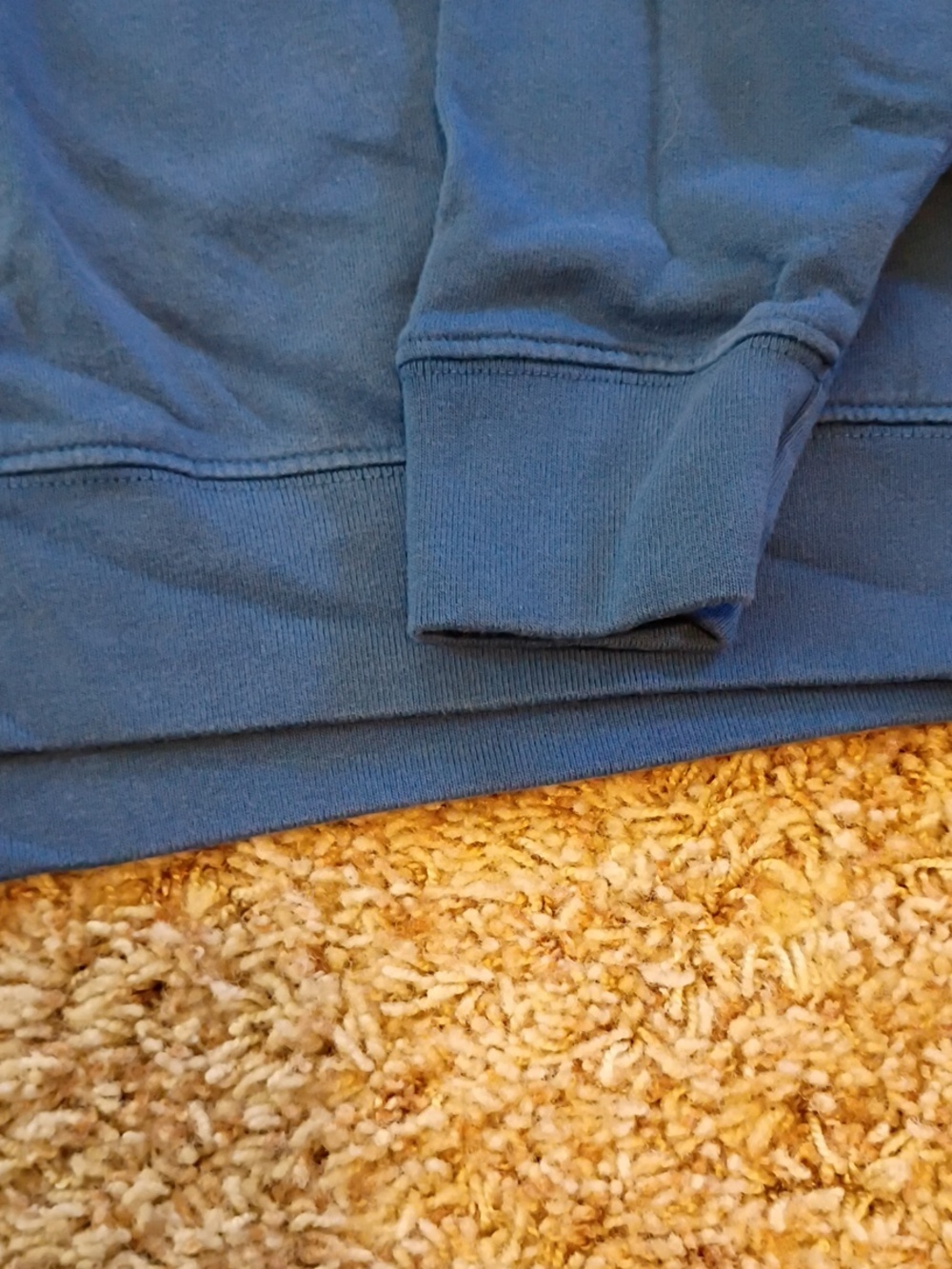 Tricia Fix Teal Butterfly Design Crewneck Sweater - Picture 7 of 7